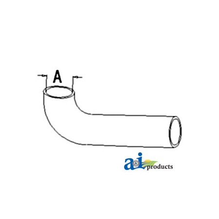 A & I Products Radiator Hose, Upper 14" x3" x5" A-A63727
